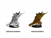 D&D Nolzur\'s Marvelous Miniatures Unpainted Miniatures Young Gold Dragon Case (6)