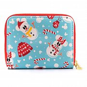 Disney by Loungefly Wallet Snowman Minnie & Mickey AOP