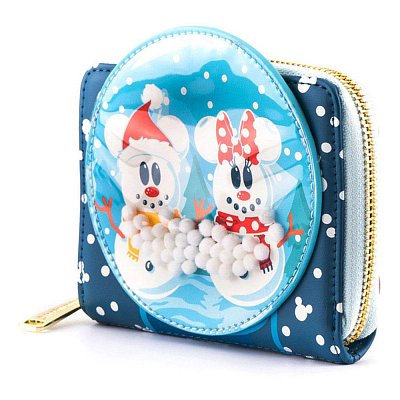 Disney by Loungefly Wallet Snowman Minnie & Mickey Snow Globe