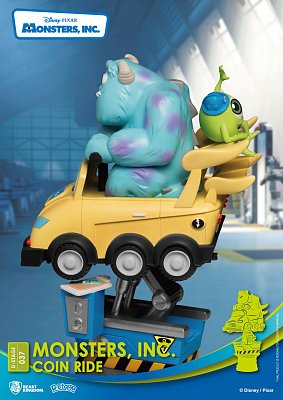 Disney Coin Ride Series D-Stage PVC Diorama Monsters Inc. 16 cm