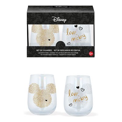 Disney Crystal Glasses 2-Packs Case Mickey Mouse (6)