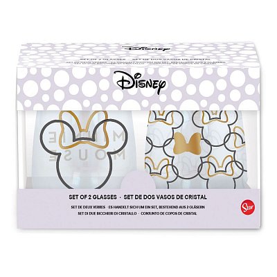 Disney Crystal Glasses 2-Packs Case Minnie Mouse (6)