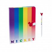 Disney Notebook with Pen Mickey Rainbow