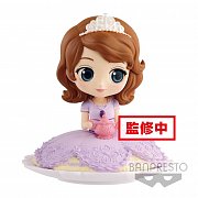 Disney Q Posket SUGIRLY Mini Figure Sofia Milky Color Ver. 9 cm --- DAMAGED PACKAGING