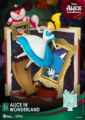 Disney Story Book Series D-Stage PVC Diorama Alice in Wonderland New Version 15 cm