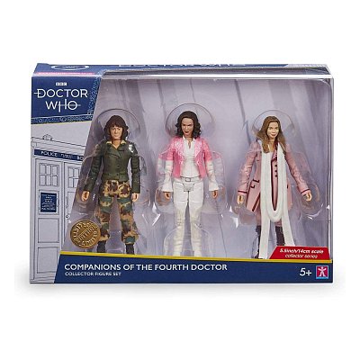 Doctor Who Action Figures 3-Pack Companions of the Fourth Doctors 14 cm