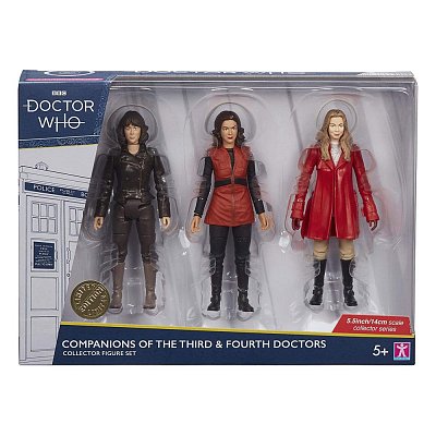 Doctor Who Action Figures 3-Pack Companions of the Third & Fourth Doctors 14 cm