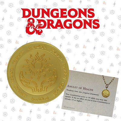 Dungeons & Dragons Medallion Amulet Of Health Limited Edition (gold plated)