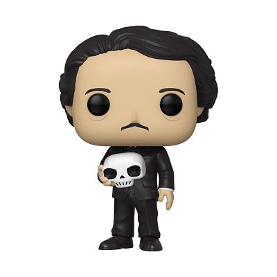 Edgar Allan Poe POP! Icons Vinyl Figure Edgar Allan Poe w/ Skull 9 cm