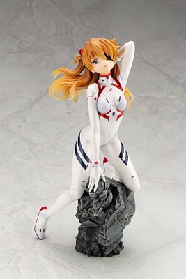 Evangelion 4 PVC Statue 1/6 Asuka Shikinami Langley White Plugsuit Ver. 23 cm