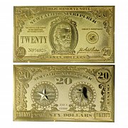 Fallout: New Vegas Replica New California Republik 20 Dollar Bill (gold plated)