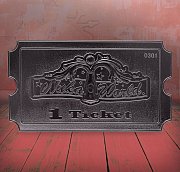 Fallout Replica Nuka World Ticket (silver plated)