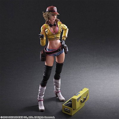 Final Fantasy XV Play Arts Kai Action Figure Cindy Aurum 28 cm --- DAMAGED PACKAGING