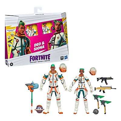 Fortnite Victory Royale Series Action Figures 2022 Battle Royale Pack Deo & Siona 15 cm