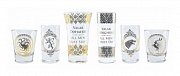 Game of Thrones Premium Shotglasses 6-Pack Black & Gold --- DAMAGED PACKAGING