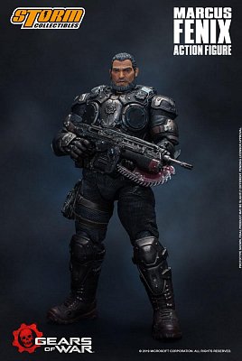 Gears of War 5 Action Figure 1/12 Marcus Fenix 16 cm --- DAMAGED PACKAGING