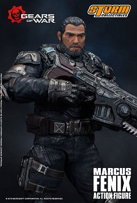 Gears of War 5 Action Figure 1/12 Marcus Fenix 16 cm --- DAMAGED PACKAGING