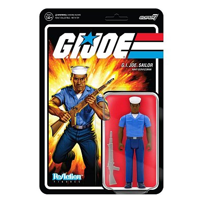 GI Joe ReAction Action Figure Blueshirt Clean (Dark Brown) Wave 2 10 cm