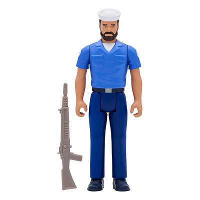 GI Joe ReAction Action Figure Blueshirt Mustache (Light Brown) Wave 2 10 cm