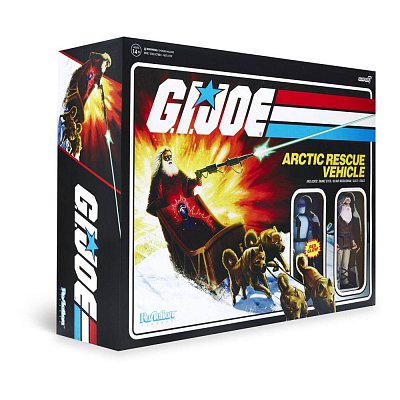 G.I. Joe ReAction Action Figures & Arctic Rescue Vehicle (Snake Eyes & Blind Woodsman)