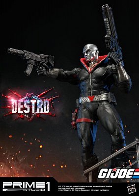 G.I. Joe Statue 1/4 Destro 68 cm --- DAMAGED PACKAGING
