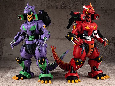 Godzilla vs Evangelion Plastic Model Kit Type-3 Kiryu Kai EVA Unit-02 Color Ver. 24 cm