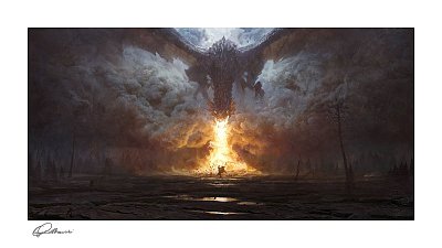 Greg Rutkowski Art Print Dragon\'s Breath 35 x 71 cm - unframed