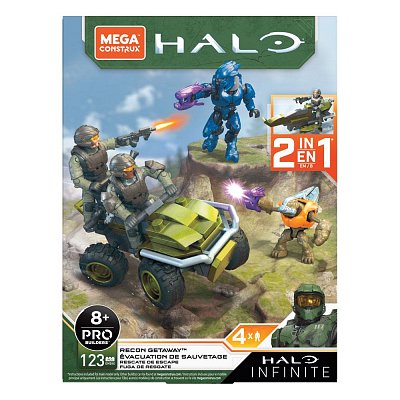 Halo Infinite Mega Construx Pro Builders Construction Set Recon Getaway