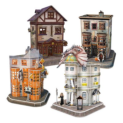 Harry Potter 3D Puzzle Diagon Alley Set (273 pieces) --- DAMAGED PACKAGING