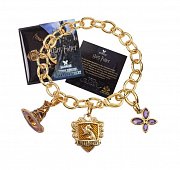 Harry Potter Charm Bracelet Lumos Hufflepuff (gold plated)