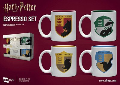 Harry Potter Espresso Mugs 4-Pack House Pride