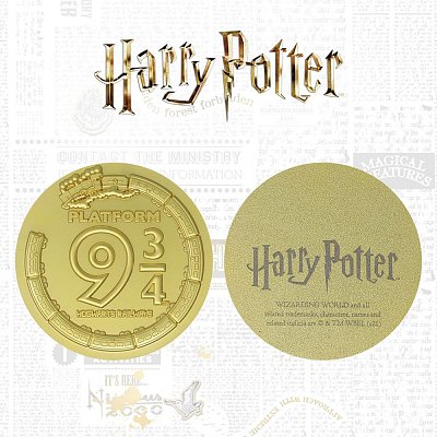 Harry Potter Medallion Platform 9 3/4 Limited Edition (gold plated)