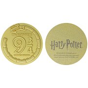 Harry Potter Medallion Platform 9 3/4 Limited Edition (gold plated)