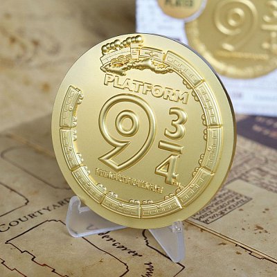 Harry Potter Medallion Platform 9 3/4 Limited Edition (gold plated)