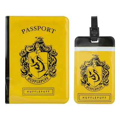 Harry Potter Passport Case & Luggage Tag Set Hufflepuff