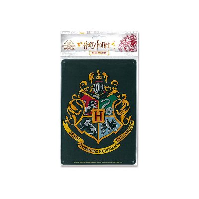 Harry Potter Tin Sign Hogwarts Logo 15 x 21 cm