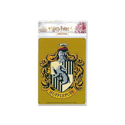 Harry Potter Tin Sign Hufflepuff 15 x 21 cm