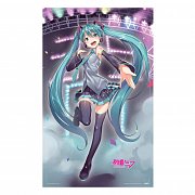 Hatsune Miku Fabric Poster Miku on Stage 98 x 160 cm