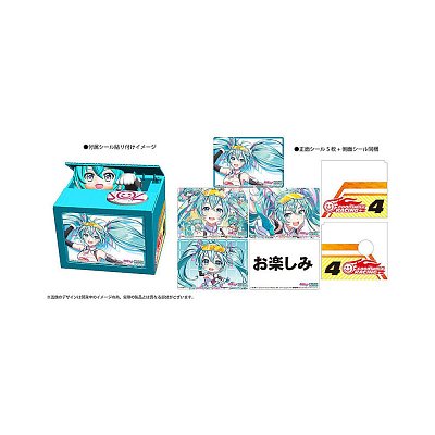 Hatsune Miku GT Project PVC Talking Coin Bank Racing Miku 2021 Ver. Chatting Bank 007 12 cm