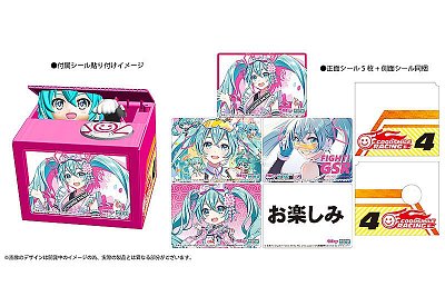 Hatsune Miku GT Project PVC Talking Coin Bank Racing Miku 2021 Ver. Chatting Bank 008 12 cm