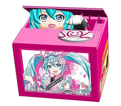 Hatsune Miku GT Project PVC Talking Coin Bank Racing Miku 2021 Ver. Chatting Bank 008 12 cm