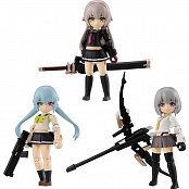 Heavily Armed High School Girls Desktop Army Figures 8 cm Assortment Team 1 (3)