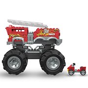 Hot Wheels Monster Trucks Mega Construx Construction Set HW 5-Alarm Monster Truck