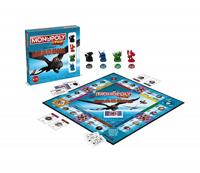 How to Train Your Dragon Board Game Monopoly Junior *French Version*