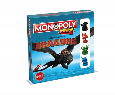 How to Train Your Dragon Board Game Monopoly Junior *French Version*