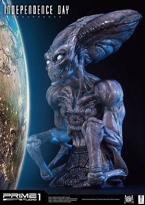 Independence Day Resurgence Bust 1/1 Alien 81 cm - Severely damaged packaging