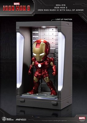Iron Man 3 Mini Egg Attack Action Figure Hall of Armor Iron Man Mark III 8 cm