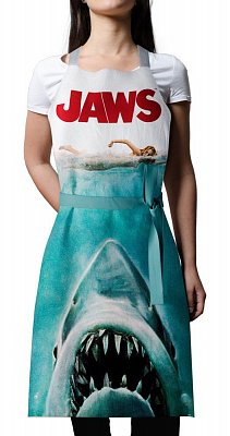 Jaws cooking apron with oven mitt Poster