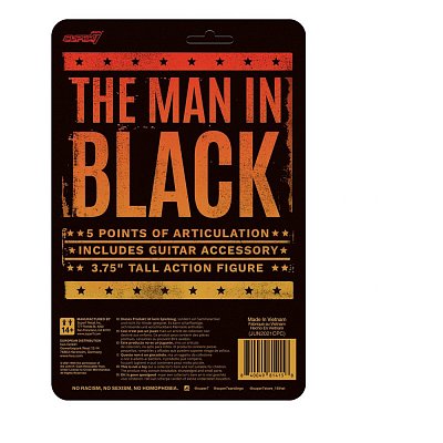 Johnny Cash ReAction Action Figure The Man In Black 10 cm