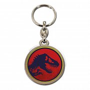 Jurassic Park Metal Keychain Logo 7 cm